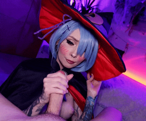Cum Blowjob Deepthroat Swallow Oral Cosplay Sinner Eyes